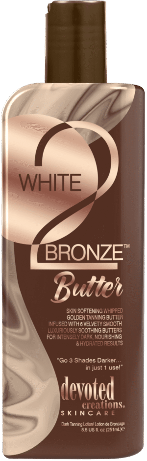 White 2 Bronze Butter 3D Template High Res
